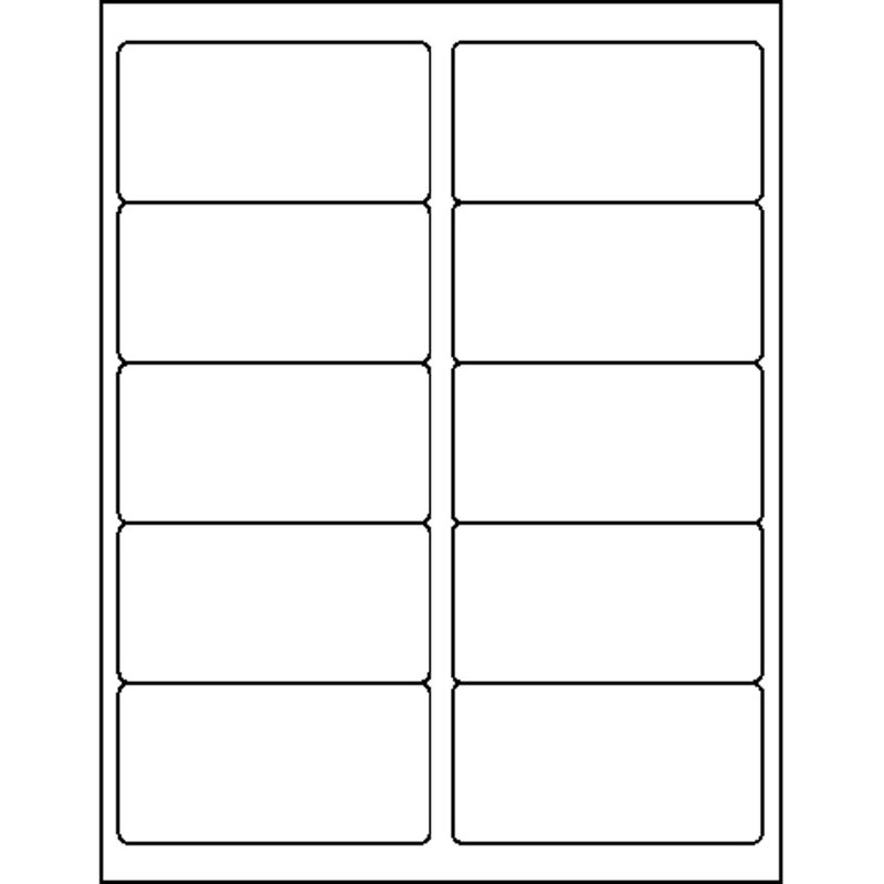 Business Source ملصقات شحن بيضاء ساطعة من بيزنس سورس™، 1000/عبوة - Image 2